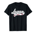 Logan Personalized Baseball Fan Birthday T-Shirt - Streetwear Style Unisex - T-Shirt, Sweatshirt, Hoodie