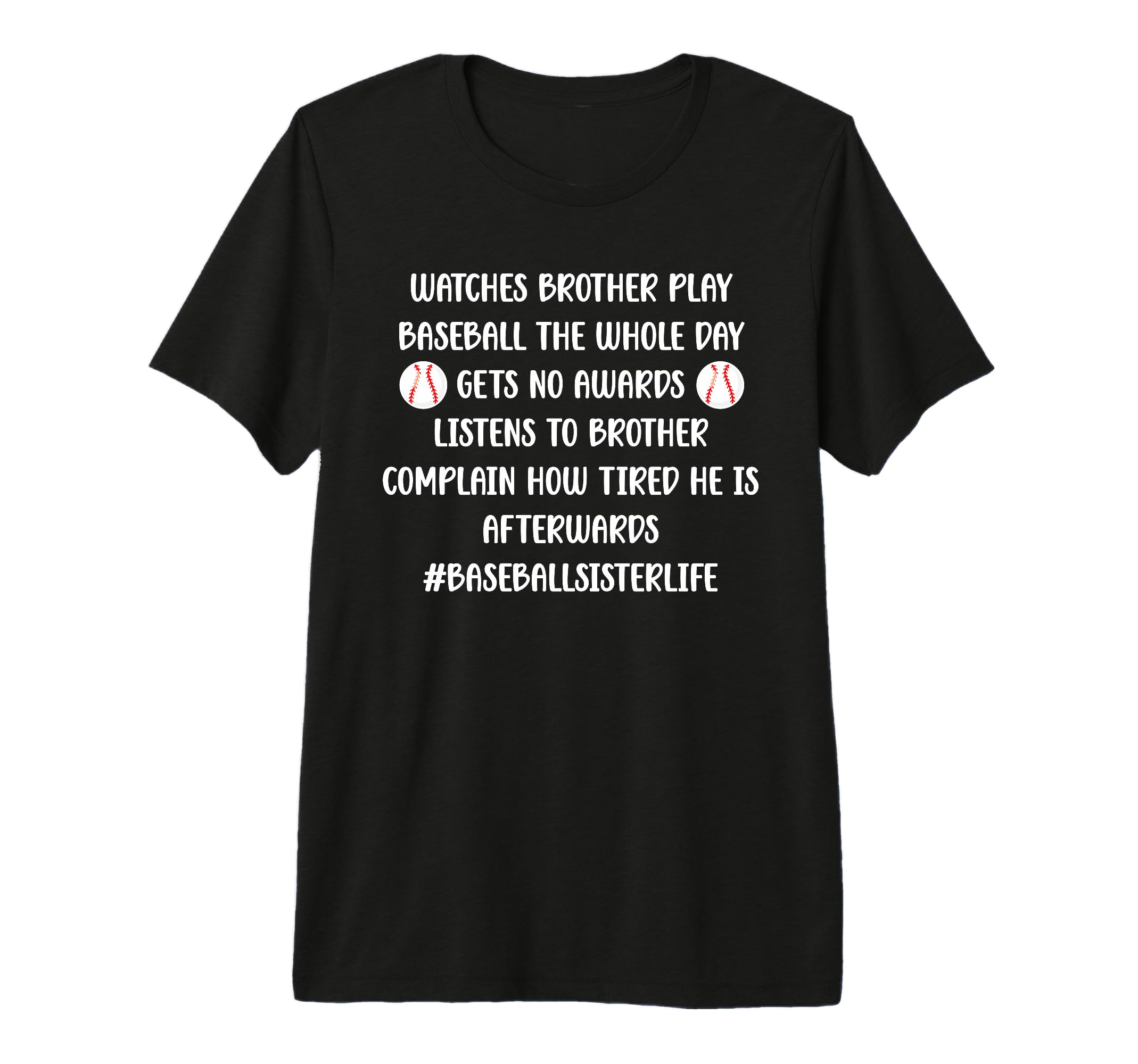 Baseball Sister Life Baseball Players T-Shirt - Novelty Apparel Men Women - T-Shirt, Sweatshirt, Hoodie