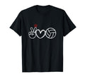 Peace Love Volleyball Player T-Shirt - Casual Everyday Wear Unisex - T-Shirt, Sweatshirt, Hoodie