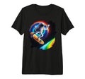 Astronaut Skateboarding Space T-Shirt - Fun Novelty Design Men Women - T-Shirt, Sweatshirt, Hoodie