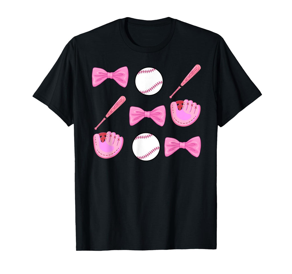 Baseball Mom Coquette Mothers Day Baseball T-Shirt - Graphic Print Unisex - T-Shirt, Sweatshirt, Hoodie