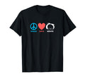 Peace Love Bernie Sanders 2020 T-Shirt - Graphic Print for Adults - T-Shirt, Sweatshirt, Hoodie