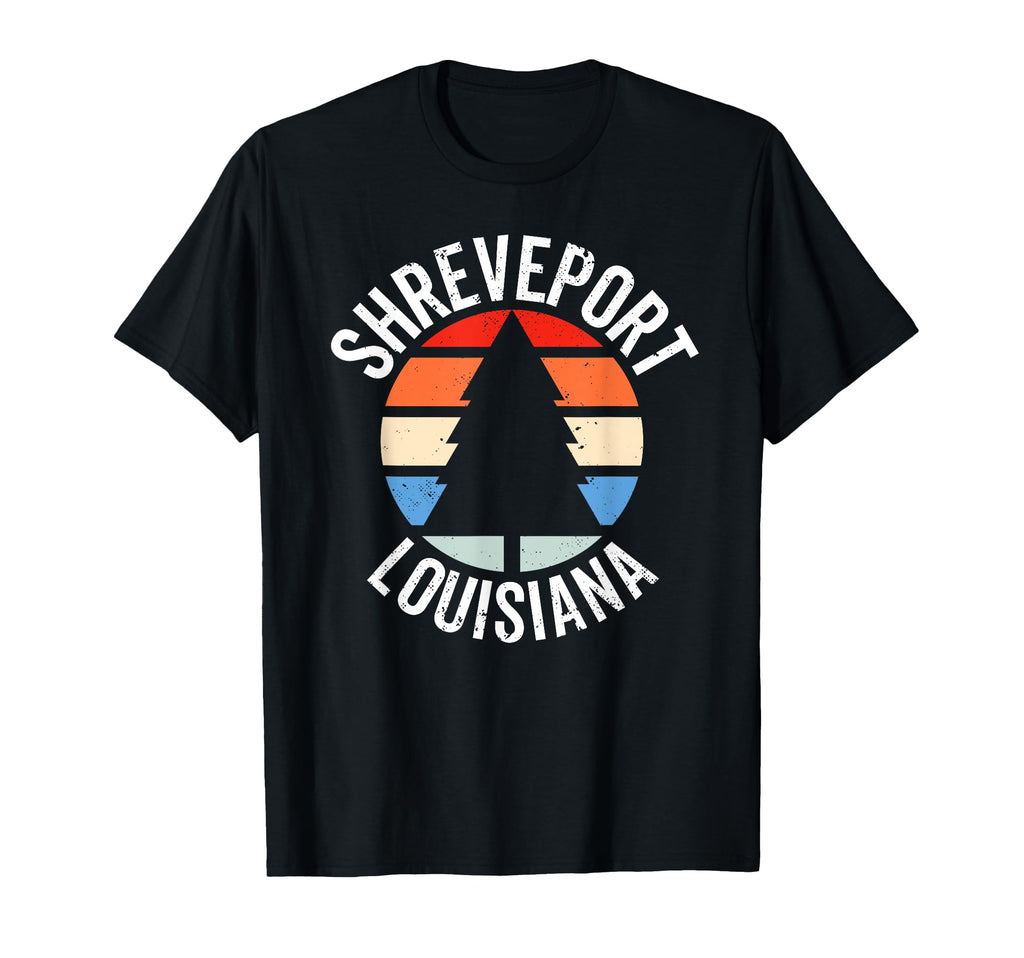 Shreveport Louisiana La 80S 70S T-Shirt - Minimalist Print for Adults - T-Shirt, Sweatshirt, Hoodie