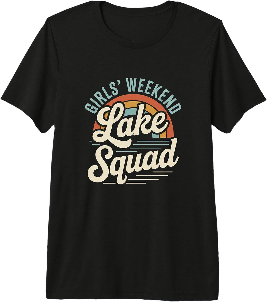 Road Trip Girls Weekend Lake Squad Crew - Adult & Kids T-Shirts, Sweatshirts & Hoodies apparel design preview 1