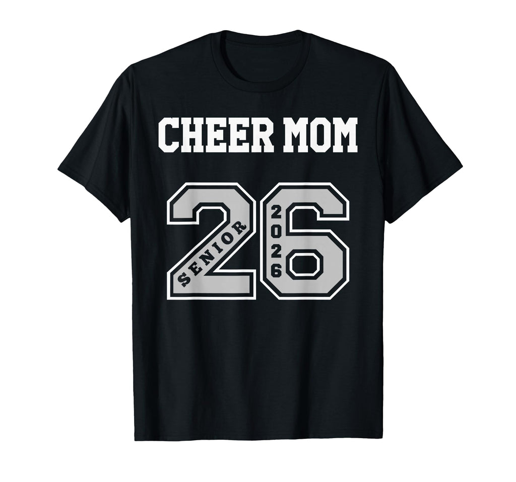 Cheer Mom 2026 Senior Cheer Mom Senior T-Shirt - Minimalist Print Unisex - T-Shirt, Sweatshirt, Hoodie