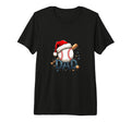 Baseball Game Team Dad Coach Sport Tri T-Shirt - Minimalist Print Unisex - T-Shirt, Sweatshirt, Hoodie