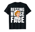 Resting Nurse Face T-Shirt - Trendy Graphic Unisex - T-Shirt, Sweatshirt, Hoodie