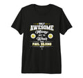 Paul Dejong Awesome Moms Tri Blend T-Shirt - Fun Novelty Design for Adults - T-Shirt, Sweatshirt, Hoodie