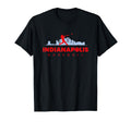 Indianapolis Baseball Minimal T-Shirt - Minimalist Print Men Women - T-Shirt, Sweatshirt, Hoodie