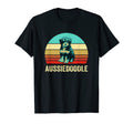 Sunset Aussiedoodle T-Shirt - Minimalist Print Men Women - T-Shirt, Sweatshirt, Hoodie