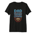 Mens Funny Bearded Gamer Dad Gaming Dad T-Shirt - Unique Graphic Unisex - T-Shirt, Sweatshirt, Hoodie