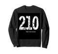 210 Made San Antonio Distressed Sweatshirt - Minimalist Print for Adults - T-Shirt, Sweatshirt, Hoodie