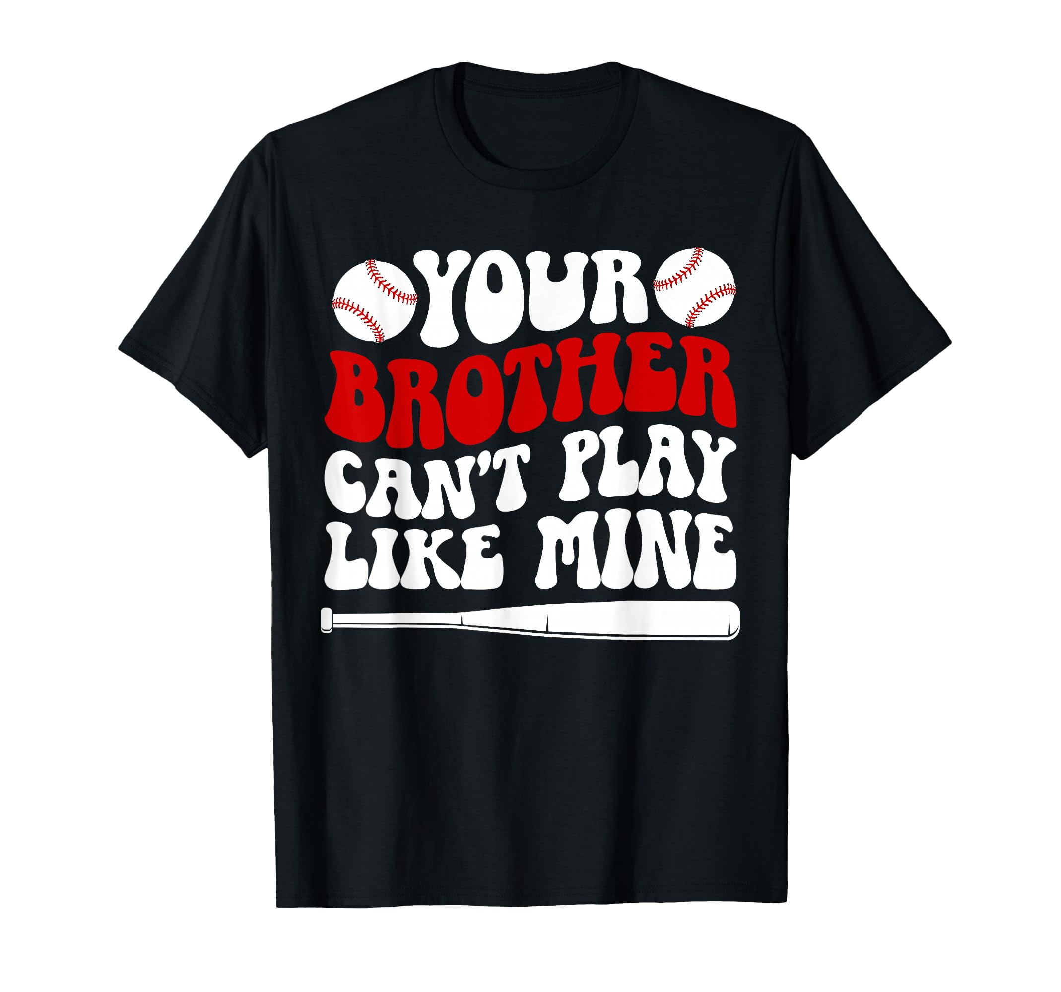 Baseball Brother Baseball Players T-Shirt - Aesthetic Graphic for Adults - T-Shirt, Sweatshirt, Hoodie