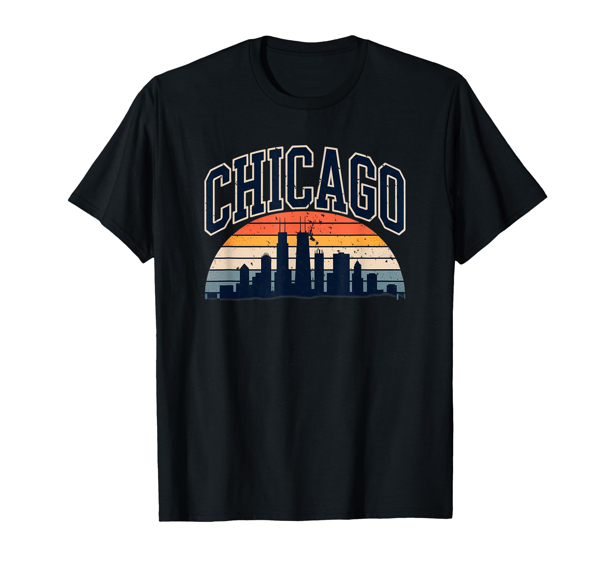 Chicago Skyline Urban Cityscape T-Shirt - Minimalist Print for Adults - T-Shirt, Sweatshirt, Hoodie