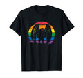 Mothman Rainbow Colorful Cryptid T-Shirt - Aesthetic Graphic for Adults - T-Shirt, Sweatshirt, Hoodie