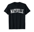 Maysville Ky Distressed White Varsity T-Shirt - Minimalist Print Unisex - T-Shirt, Sweatshirt, Hoodie
