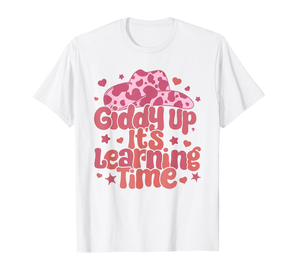 Western Teacher Texas Kindergarten T-Shirt - Minimalist Print Men Women - T-Shirt, Sweatshirt, Hoodie