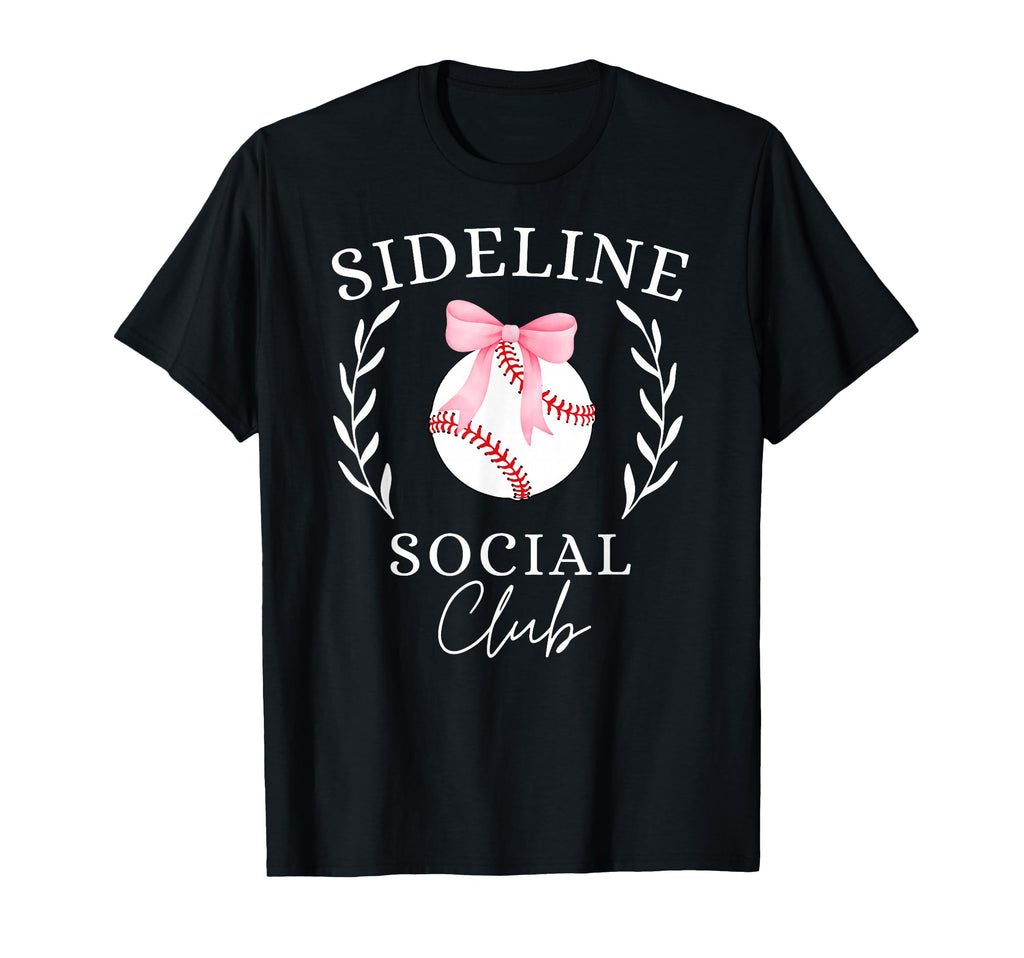 Sideline Social Club Coquette Baseball T-Shirt - Streetwear Style Unisex - T-Shirt, Sweatshirt, Hoodie