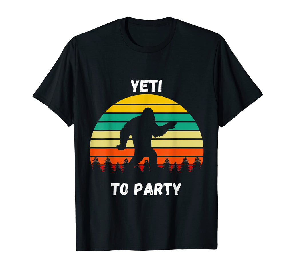 Funny Yeti To Party Ready Sunset T-Shirt - Aesthetic Graphic Unisex - T-Shirt, Sweatshirt, Hoodie