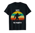 Funny Yeti To Party Ready Sunset T-Shirt - Aesthetic Graphic Unisex - T-Shirt, Sweatshirt, Hoodie