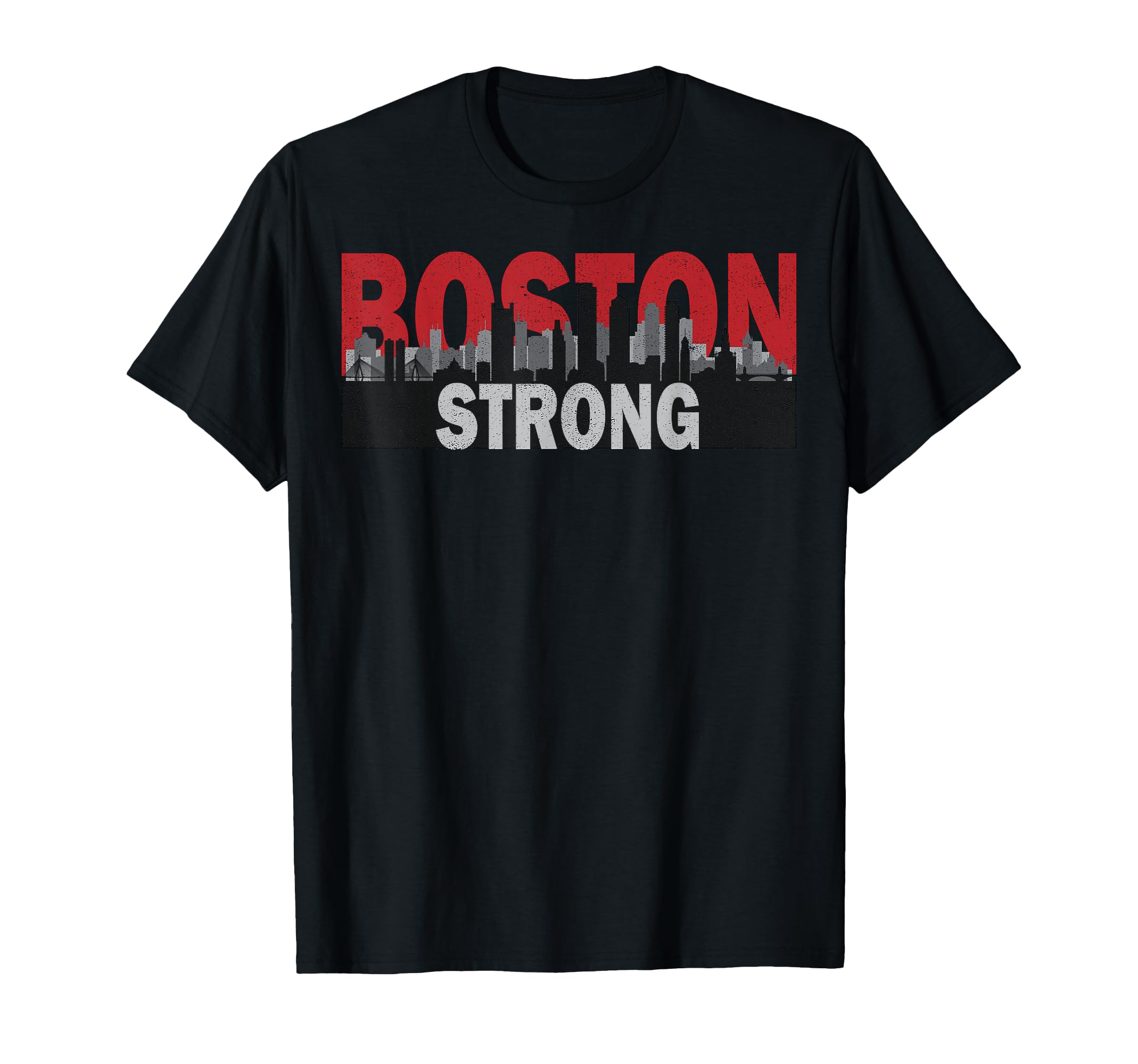 Boston Strong Boston City Skyline T-Shirt - Graphic Print for Adults - T-Shirt, Sweatshirt, Hoodie