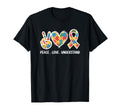 Autism Awareness Peace Love Understand T-Shirt - Graphic Print Unisex - T-Shirt, Sweatshirt, Hoodie