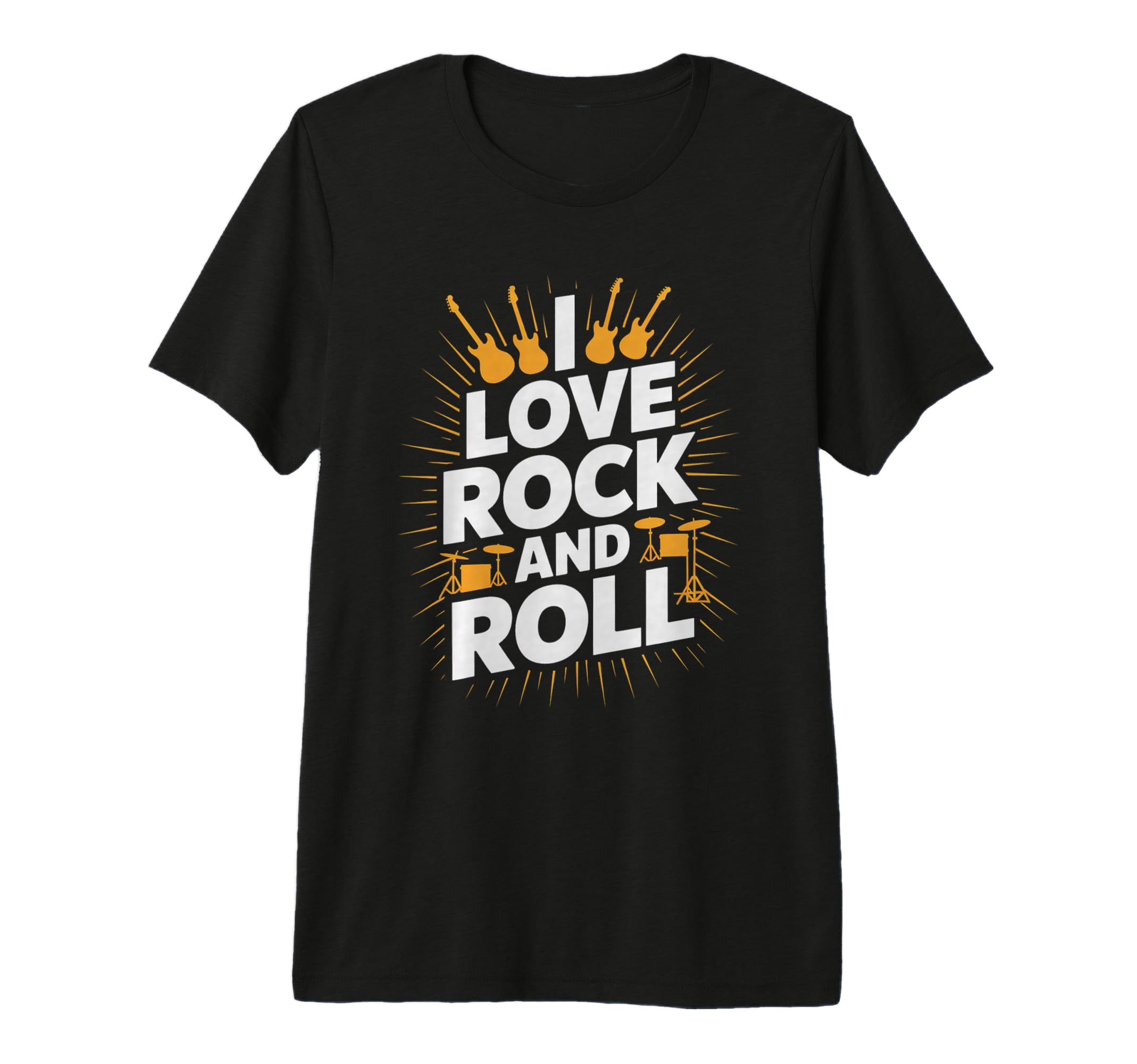 I Love Rock And Roll Music T-Shirt - Casual Everyday Wear for Adults - T-Shirt, Sweatshirt, Hoodie