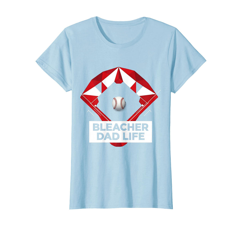 Bleacher Dad Life Baseball Dad T-Shirt - Minimalist Print Men Women - T-Shirt, Sweatshirt, Hoodie