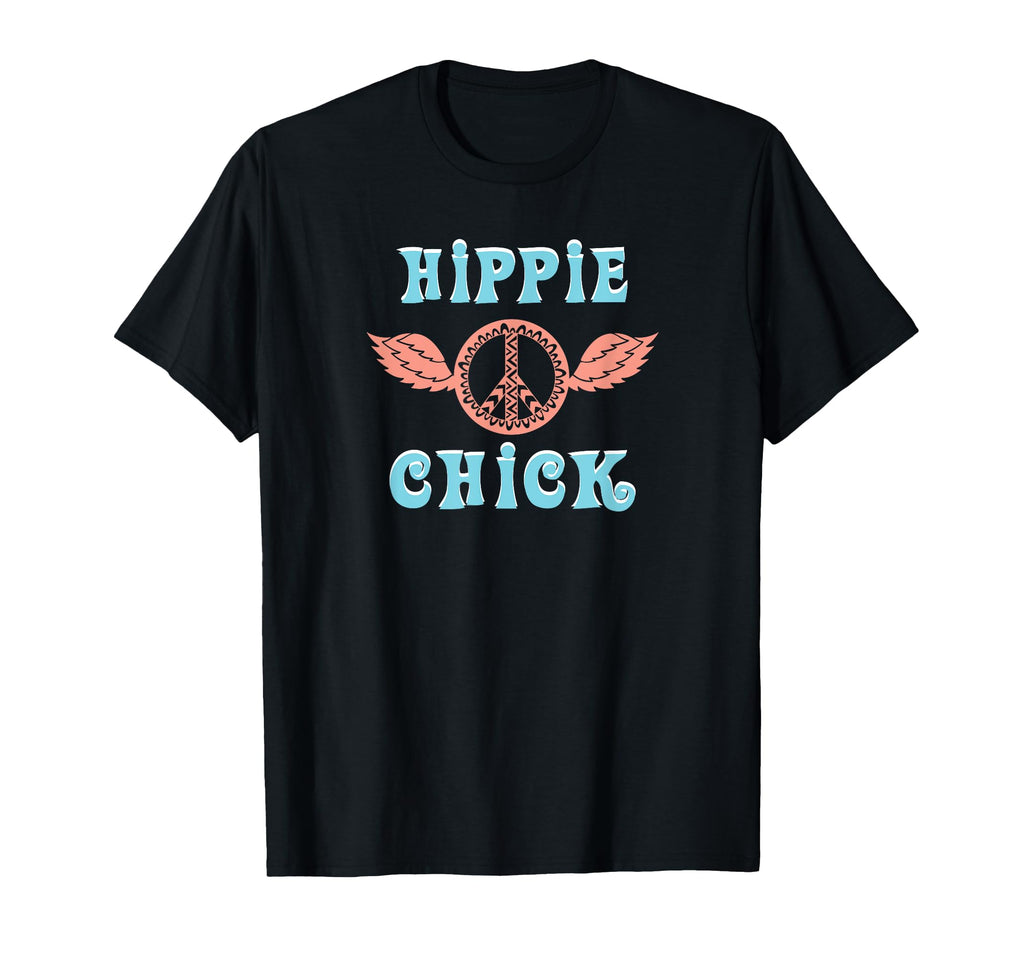 Hippie Chick Gypsy Boho Peace Sign Gift T-Shirt - Unique Graphic Unisex - T-Shirt, Sweatshirt, Hoodie
