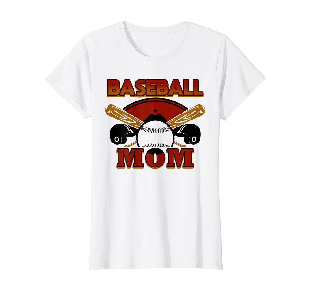 Womens Baseball Mom T-Shirt - Casual Everyday Wear Men Women - T-Shirt, Sweatshirt, Hoodie