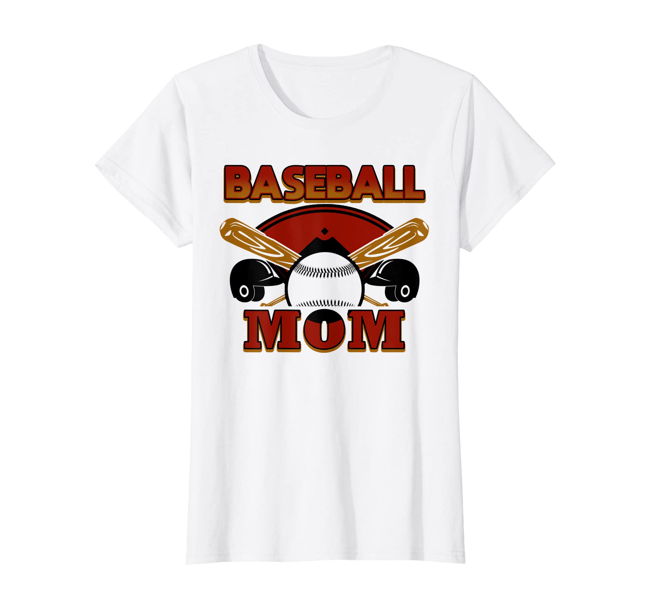 Womens Baseball Mom T-Shirt - Casual Everyday Wear Men Women - T-Shirt, Sweatshirt, Hoodie