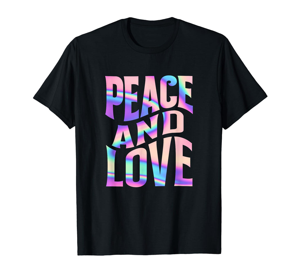 Peace And Love T-Shirt - Custom Art Print Unisex - T-Shirt, Sweatshirt, Hoodie