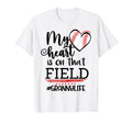 My Heart Is That Field Ballpark T-Shirt - Streetwear Style for Adults - T-Shirt, Sweatshirt, Hoodie