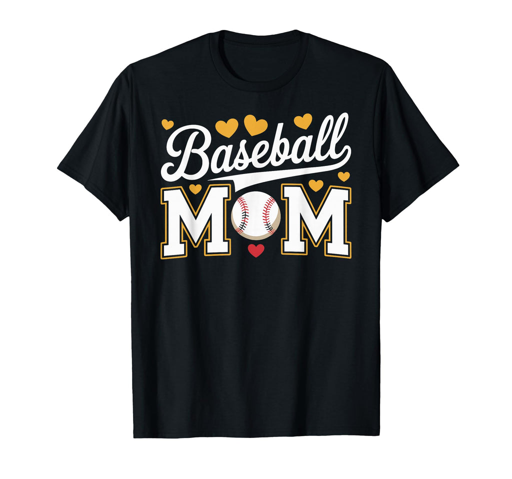 Baseball Mom Mothers Day T-Shirt - Graphic Print Unisex - T-Shirt, Sweatshirt, Hoodie