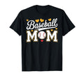 Baseball Mom Mothers Day T-Shirt - Graphic Print Unisex - T-Shirt, Sweatshirt, Hoodie