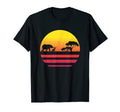 Elephant Sunset Colors Silhouette T-Shirt - Novelty Apparel Men Women - T-Shirt, Sweatshirt, Hoodie