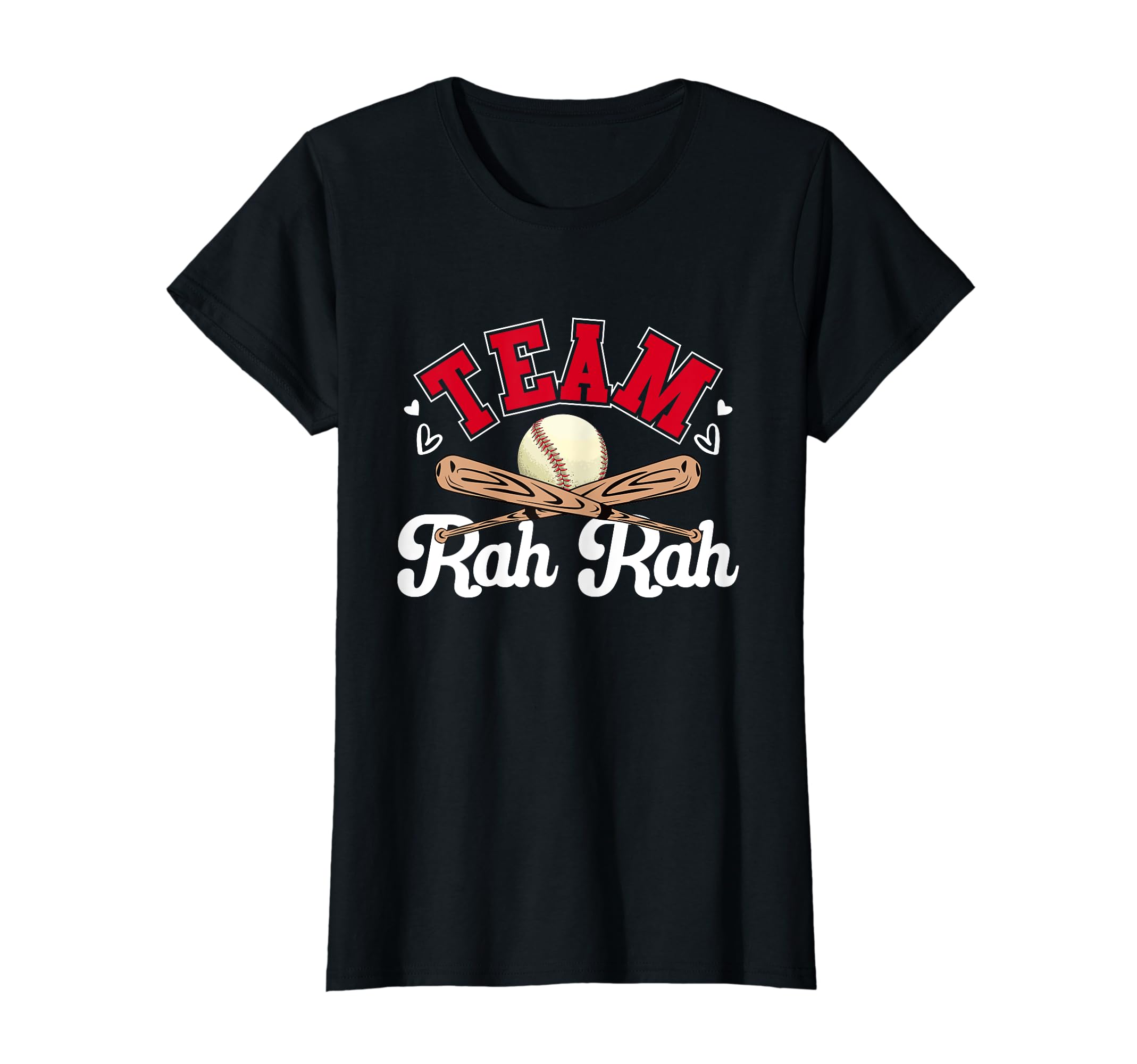 Team Rah Rah Mothers Day Baseball T-Shirt - Fun Novelty Design for Adults - T-Shirt, Sweatshirt, Hoodie