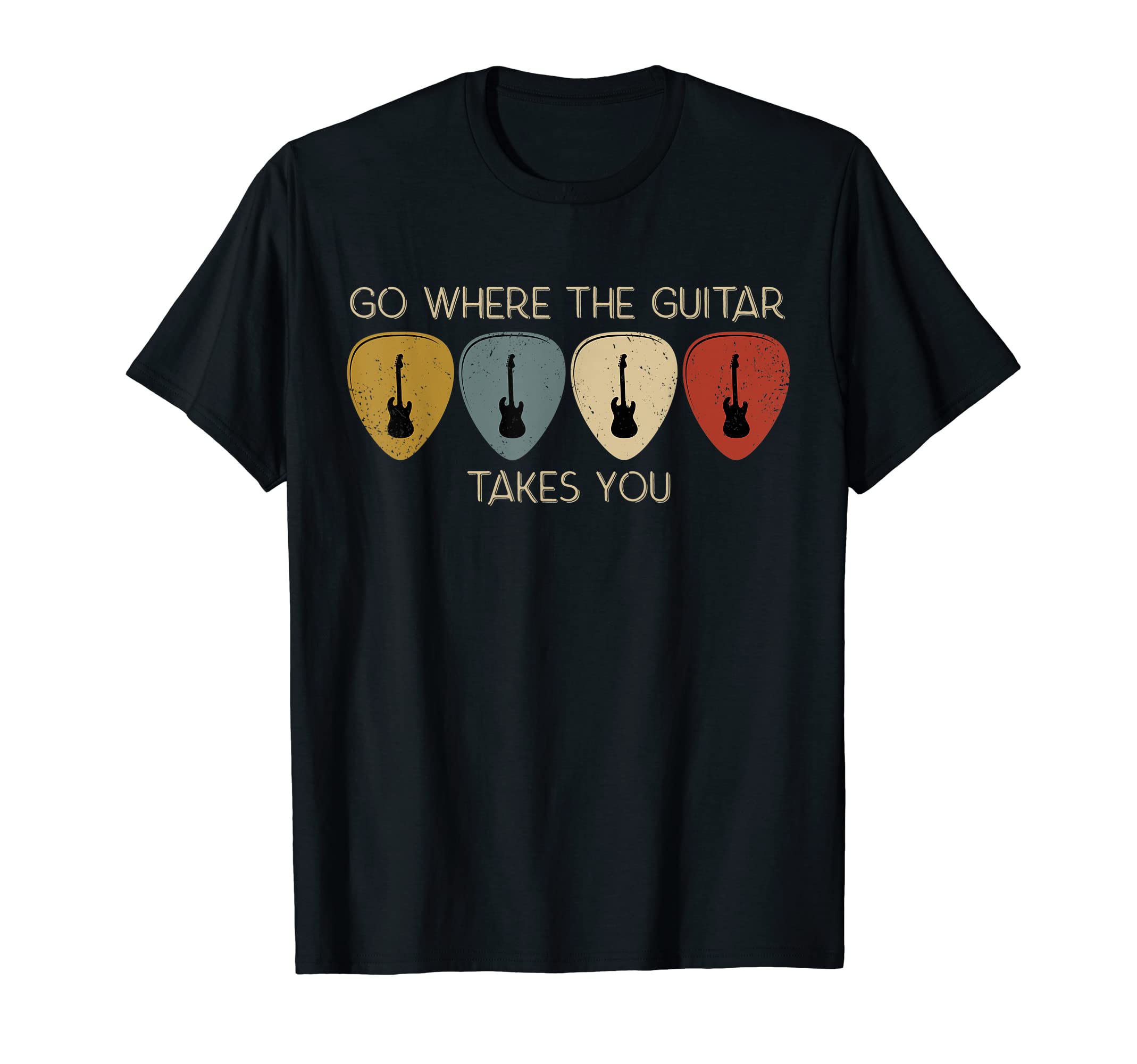 Guitar Pick Music Band Player T-Shirt - Novelty Apparel for Adults - T-Shirt, Sweatshirt, Hoodie