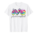 Peace Love Basketball Tie Dye T-Shirt - Trendy Graphic Men Women - T-Shirt, Sweatshirt, Hoodie