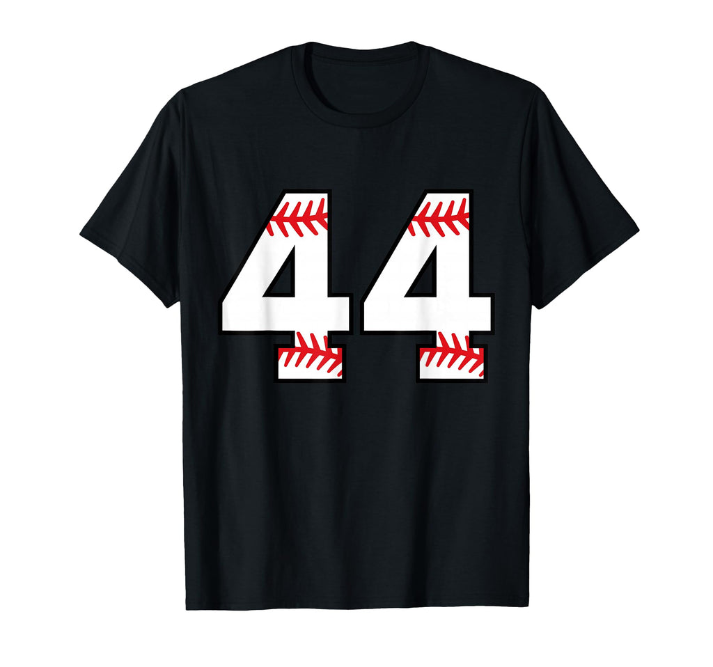 Number 44 Baseball Softball T-Shirt - Fun Novelty Design for Adults - T-Shirt, Sweatshirt, Hoodie