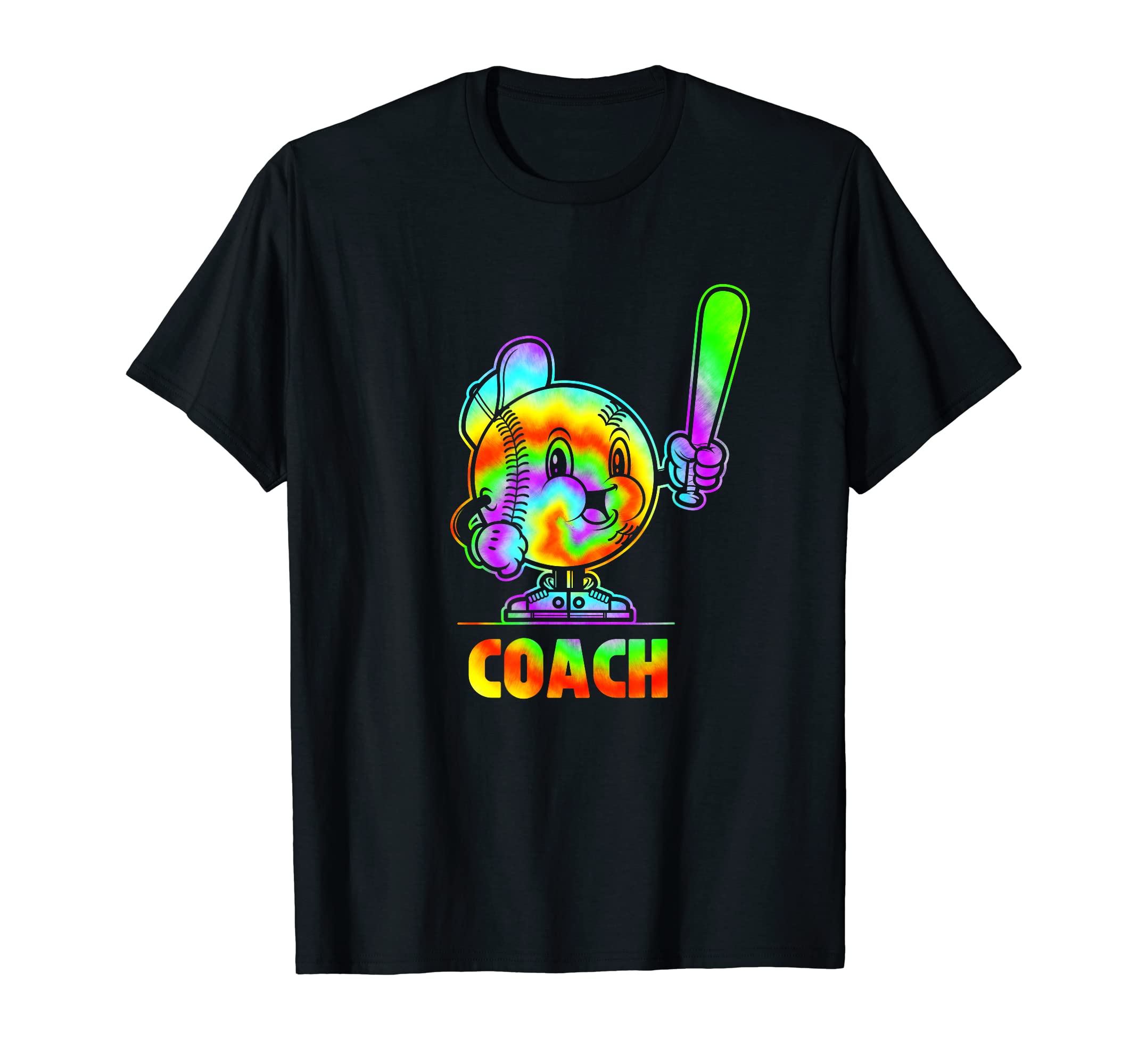 Baseball Softball Coach Mom Dad Tie T-Shirt - Fun Novelty Design Unisex - T-Shirt, Sweatshirt, Hoodie