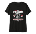 Michael Chavis Awesome Moms Tri Blend T-Shirt - Aesthetic Graphic Men Women - T-Shirt, Sweatshirt, Hoodie