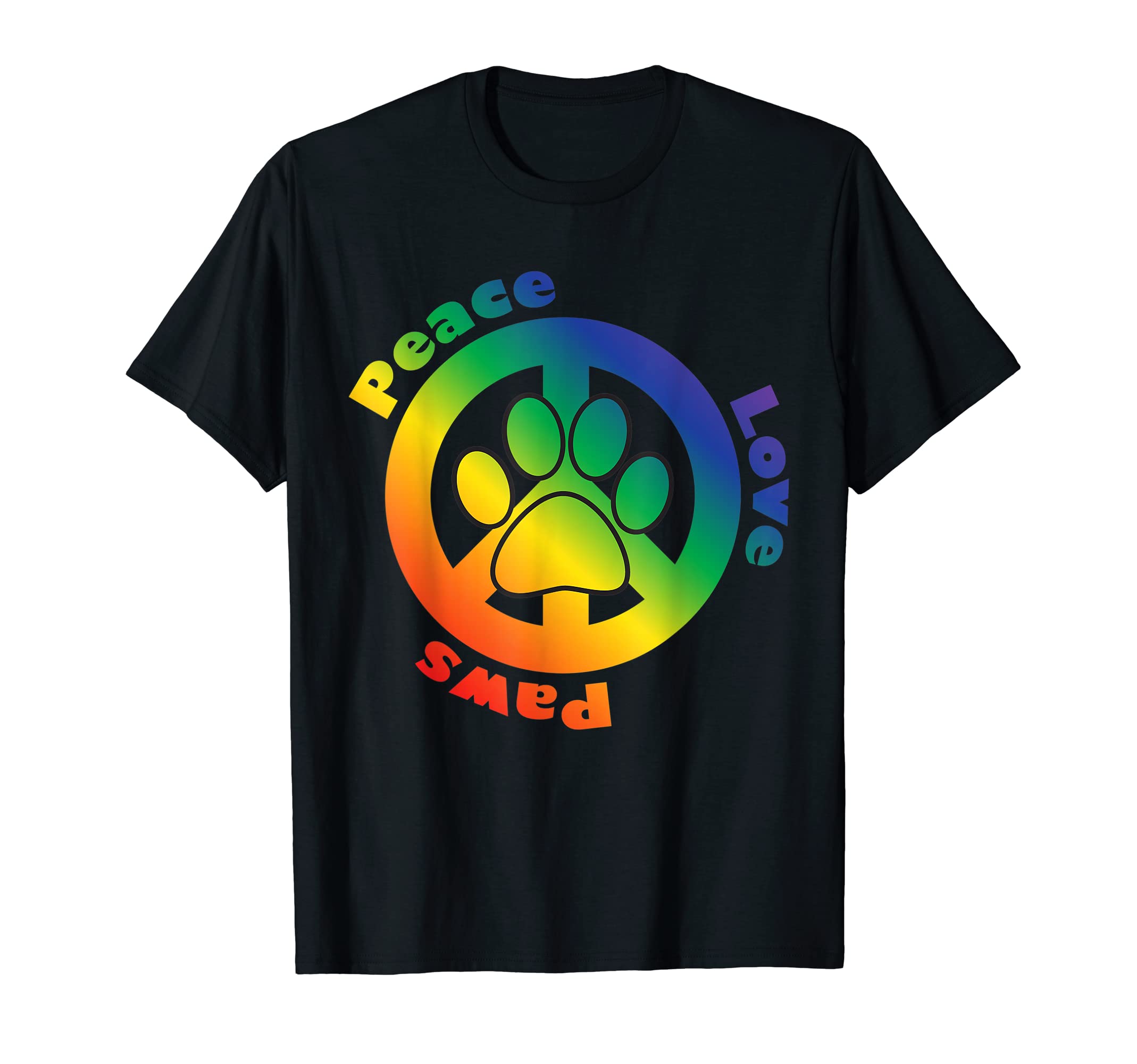 Pet Lover Peace Love Paws Animal Lover T-Shirt - Fun Novelty Design Unisex - T-Shirt, Sweatshirt, Hoodie