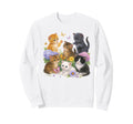 Kitten 90S Cats Boho Floral Cat Sweatshirt - Custom Art Print for Adults - T-Shirt, Sweatshirt, Hoodie