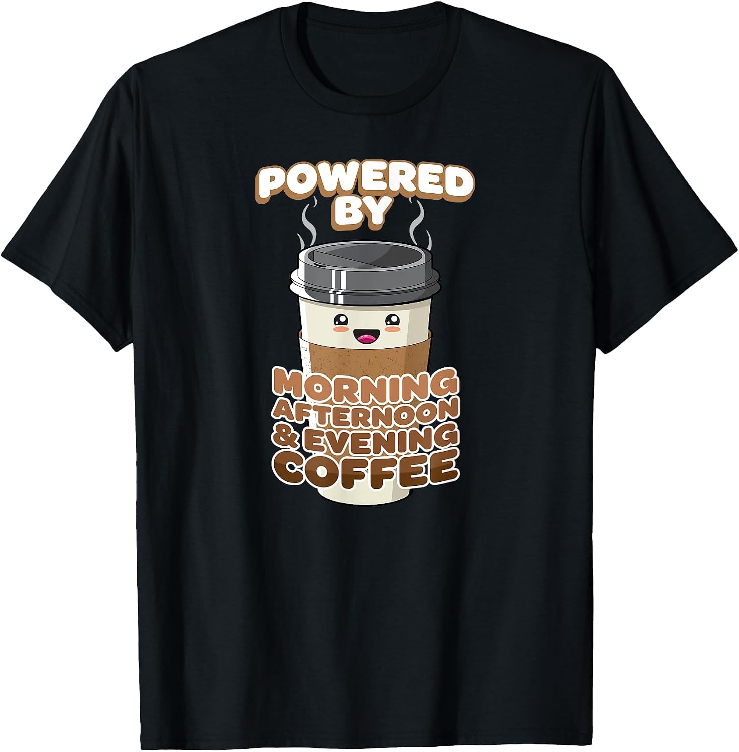 Funny Cute Coffee Japanese Kawaii Anime Gifts - Adult & Kids T-Shirts, Sweatshirts & Hoodies apparel design preview 1