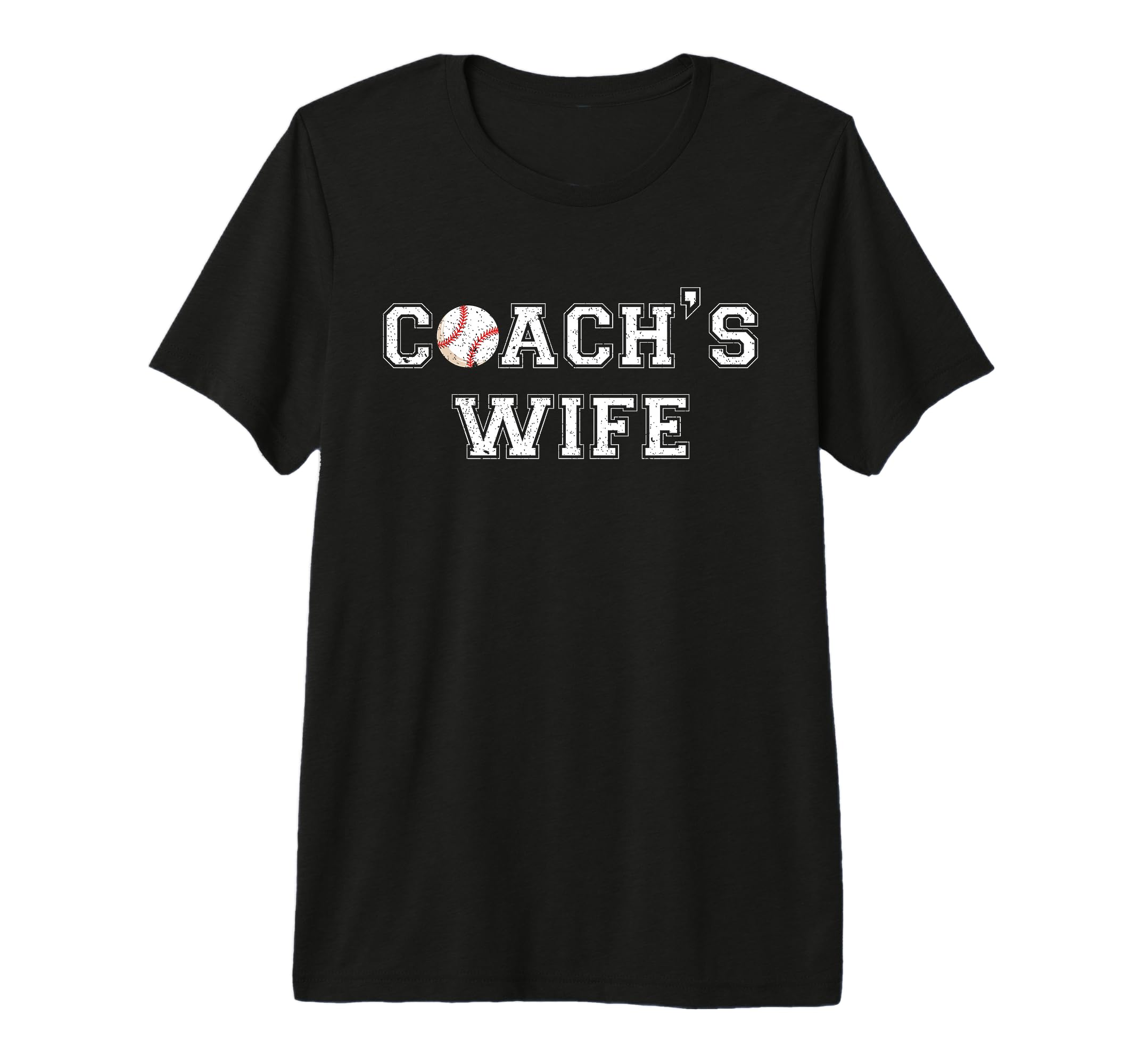 Baseball Coach Wife Funny Mom Mother T-Shirt - Graphic Print for Adults - T-Shirt, Sweatshirt, Hoodie