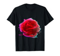 Glitch Rose Vaporwave Aesthetic Trippy T-Shirt - Streetwear Style Unisex - T-Shirt, Sweatshirt, Hoodie