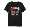Baseball Pitcher Mom My Heart Is Full T-Shirt - Streetwear Style Unisex - T-Shirt, Sweatshirt, Hoodie