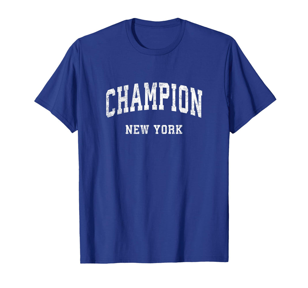 Champion New York Ny Athletic Sports T-Shirt - Unique Graphic Men Women - T-Shirt, Sweatshirt, Hoodie