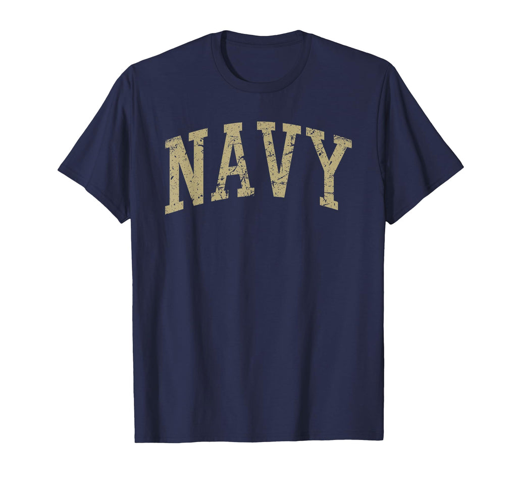 Navy Throwback Worn T-Shirt - Trendy Graphic Unisex - T-Shirt, Sweatshirt, Hoodie
